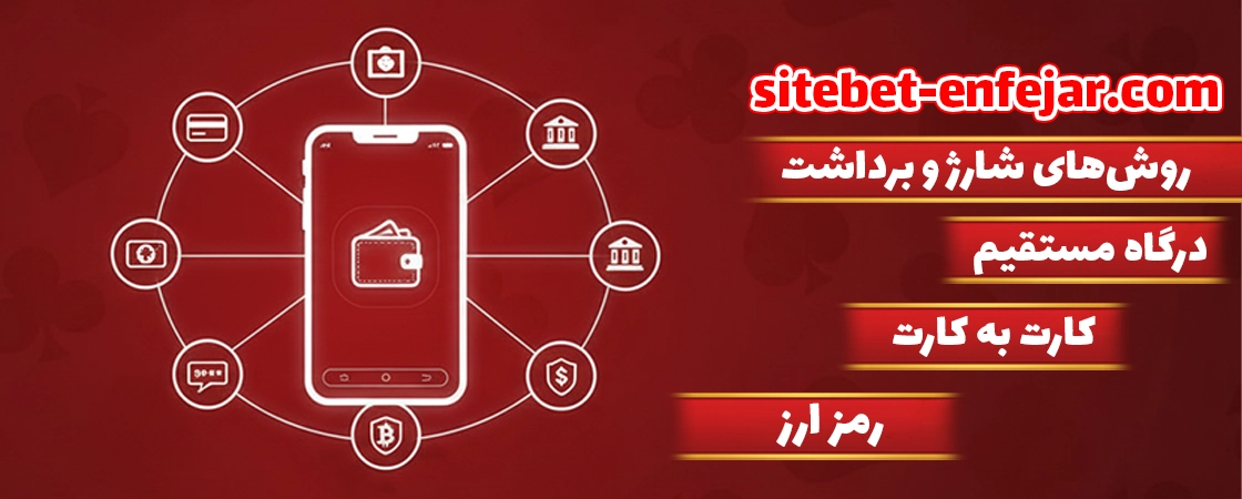 روش های شارژ و برداشت مطمئن از سایت بت انفجار